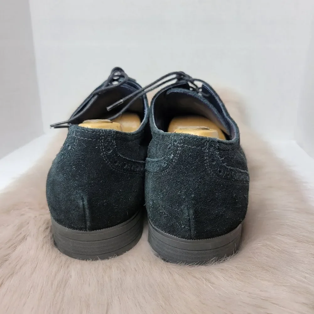 Cole Haan Men’s Suede Wingtip Oxford Derby Brogue C21170 Shoes Size 12 M